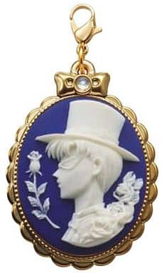 Mamoru Chiba / Tuxedo Mask Cameo Charm Keychain - Sailor Moon Capsule Toy Length Approx. 45 mm (Bandai, Pre-owned)