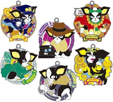 Iggy’s Strange Cosplay Rubber Mascot Complete Set of 6 from JoJo’s Bizarre Adventure: Stardust Crusaders by MegaHouse