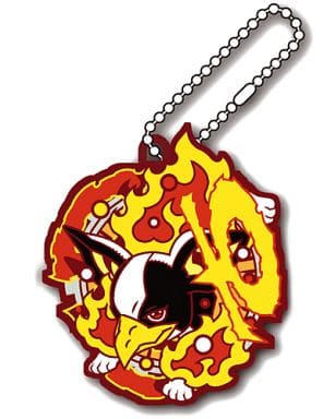 Iggy as Magician's Red Rubber Mascot Keychain from JoJo's Bizarre Adventure: Stardust Crusaders by MegaHouse, Approx. 67 mm, Pre-Owned