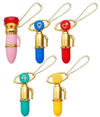 Sailor Moon Disguise & Transformation Pen Mascot Charm Full Set of 5 - Bandai - Pre-owned - Length Approx. 56 mm