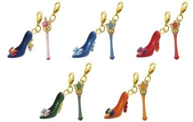 Sailor Moon High Heel Charm Complete 5-Piece Set - Ichiban Kuji Pretty Treasures E Prize (Banpresto, Pre-owned)