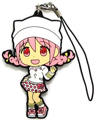 Madoka Kaname Rubber Strap - Ichiban Kuji Puella Magi Madoka Magica ~Magiccraft~ K Prize (Banpresto) - Length Approx. 6.5 cm - Pre-owned
