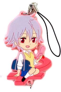 Ginko Sakata Gender-Swap Arc Rubber Strap - Gintama Movic Collectible, Approx. 75 x 45 mm, Pre-owned