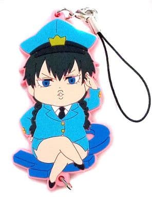 X-ko Hijikata Cosplay Gintama Gender-Swap Arc Rubber Strap Collection Movic Approx. 75 x 45 mm
