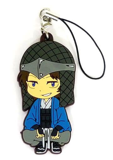 Tatsuma Sakamoto Joui Warrior Era Rubber Strap from Gintama Blacksmith's Tasuke Arc Collection by Movic, Length Approx. 7 mm