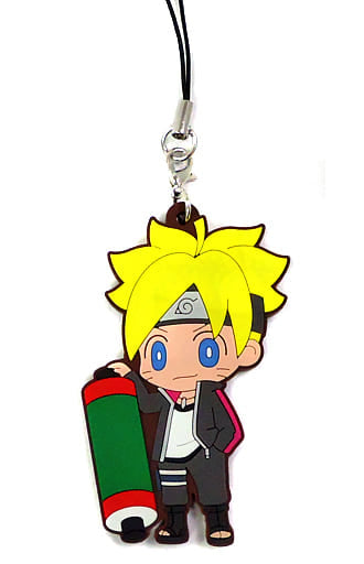 Boruto Uzumaki Rubber Strap from Boruto: Naruto the Movie Collection by Movic, Approx. 6 x 4.5 cm