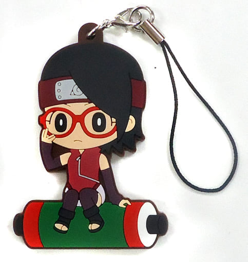 Sarada Uchiha Rubber Strap from Boruto: Naruto the Movie, Approx. 6 x 4.5 cm, Movic