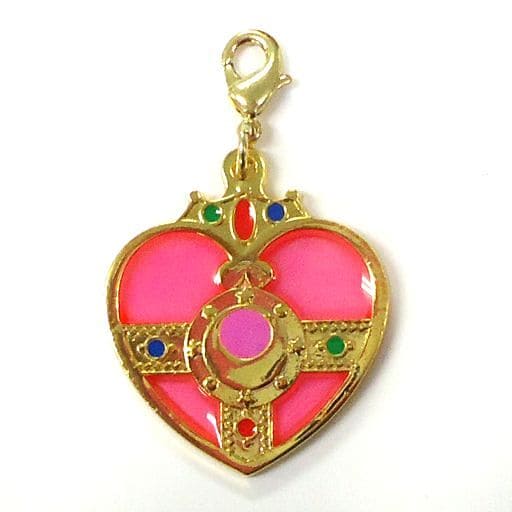 Artemis & Luna Stained Charm Keychain - Cosmic Heart Compact Design - Sailor Moon (Bandai, Pre-owned)