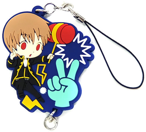 Sougo Okita Gintama Connected Rubber Strap Collection No. 4 by Showa Note, Length Approx. 65 mm, Pre-owned
