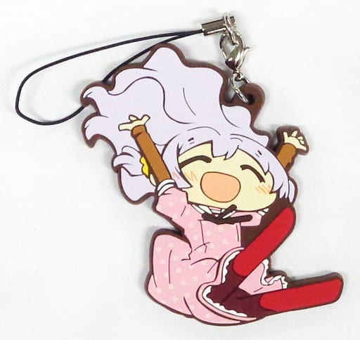 Nagisa Momoe Rubber Strap Keychain - Puella Magi Madoka Magica - Ume Aoki Exhibition Official Goods (flagments) - Length Approx. 6 cm PVC - Pre-owned