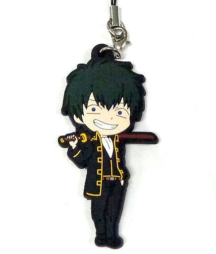 Toshiro Hijikata Gintama Rubber Strap from Gintama in J-WORLD TOKYO by Namco, Length Approx. 7 cm Used