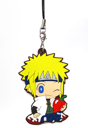 Minato Namikaze Naruto Shippuden Rubber Strap by Movic, Approx. 6 x 6 cm, Pre-Owned