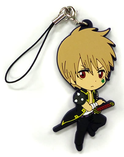 Sougo Okita Gintama Rubber Strap Collection Leader Swap Arc Strap by Movic, Approx. 7 cm, Pre-owned