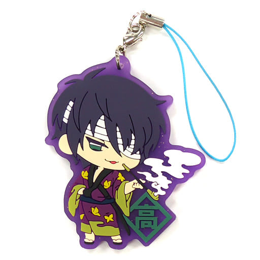 Shinsuke Takasugi Clear Rubber Strap from Gintama by Sol International, Approx. 70 mm, Pre-Owned