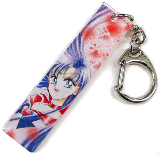 Rei Hino / Sailor Mars Acrylic Stick Keychain - Sailor Moon Exhibition Exclusive - Approx. 7 cm - Pre-owned