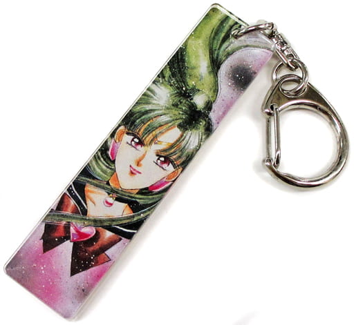 Sailor Pluto Acrylic Stick Keychain - Sailor Moon Exhibition - Approx. 7 cm (Pre-owned)