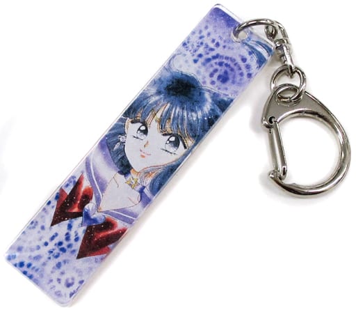 Hotaru Tomoe / Sailor Saturn Acrylic Stick Keychain - Sailor Moon Exhibition - Approx. 7 cm (2.8 in)