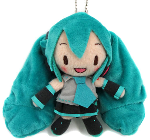 Hatsune Miku Fuwafuwa Keychain Mascot Hatsune Miku & KAITO & MEIKO Vol.2 - Sega - Height Approx. 12 cm (Pre-owned)