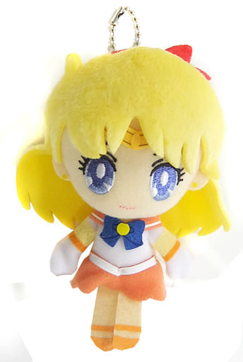 Sailor Venus Mascot Plush 2 - Sailor Moon Crystal Banpresto Mascot Plush with Ball Chain (Height Approx. 11 cm) Pre-owned
