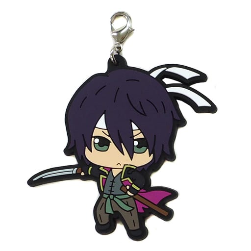 Shinsuke Takasugi Joi Rebel Version Rubber Mascot Strap - Gintama Ichiban Kuji K Prize, Length Approx. 5 cm, Banpresto