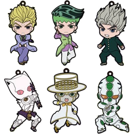 JoJo's Bizarre Adventure: Part 4, Diamond Is Unbreakable Rubber Strap Collection Vol. 2 Full Set of 6 by Di Molto Bene