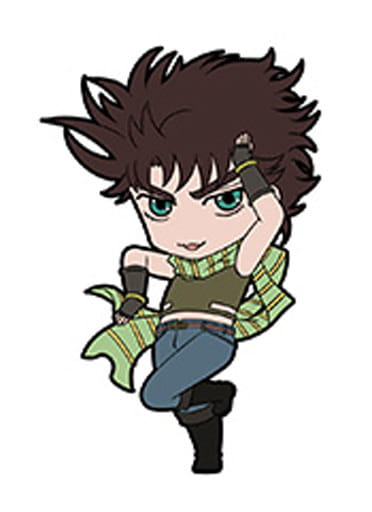 Joseph Joestar Rubber Strap from JoJo's Bizarre Adventure: Battle Tendency by Di Molto Bene, Approx. 65 mm, Pre-owned