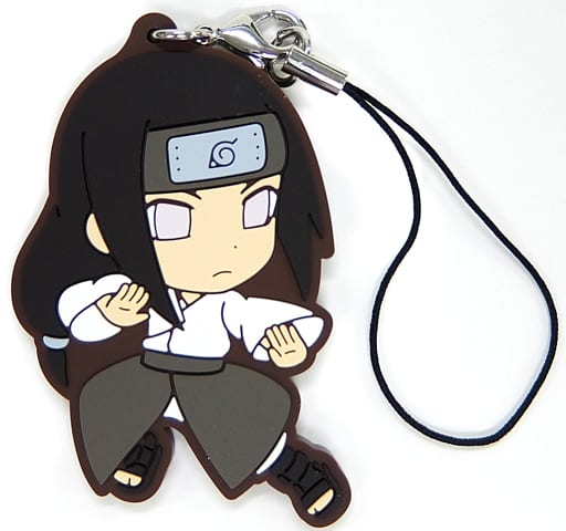 Neji Hyuga Rubber Strap from Boruto: Naruto Next Generations Ichiban Kuji G Prize, Kyun-Chara Illustration