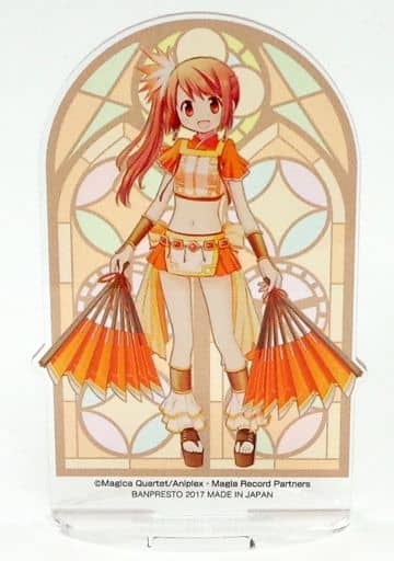 Sein Acrylic Stand F Prize - Puella Magi Madoka Magica Ichiban Kuji Banpresto Stained Glass Design Height Approx. 10 cm (3.9 in) Pre-owned