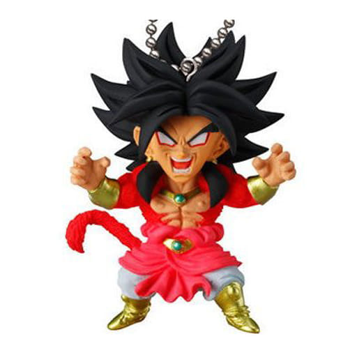 Super Saiyan 4 Broly UDM Ultimate Deformed Mascot Keychain - Dragon Ball Super - Approx. 4.5 cm - Bandai (Capsule Toy, Ball Chain)