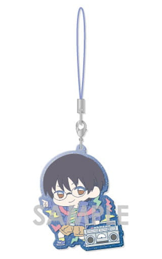 Shinpachi Shimura Clear Rubber Strap Vol. 2 Retro Pop from Gintama by Sol International, Approx. 70 mm