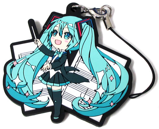 Hatsune Miku (Conductor) Symphony 2017 Rubber Strap - iXima Illustration - Pre-owned - Approx. 5.5 x 6 cm