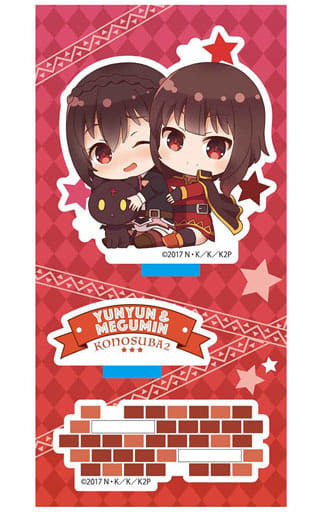 Yunyun & Megumin GyuGyutto Acrylic Figure KonoSuba 2