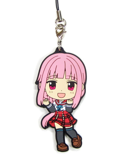 Iroha Tamaki (School Uniform) Rubber Strap - Kyun Chara Illustrations - Ichiban Kuji Magia Record: Puella Magi Madoka Magica Side Story 2nd Edition G Prize (Banpresto) Pre-owned