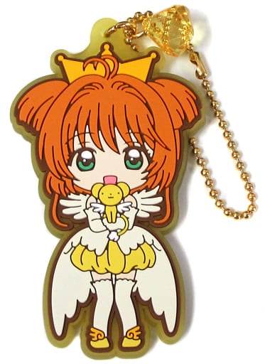 Sakura Kinomoto (2nd OP Costume) Rubber Charm F Prize - Ichiban Kuji Cardcaptor Sakura: Clear Card Arc (Banpresto, Length Approx. 7 cm, Pre-owned)