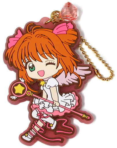 Sakura Kinomoto (3rd OP Outfit) Rubber Charm - Ichiban Kuji Cardcaptor Sakura: Clear Card Arc F Prize (Banpresto) Length Approx. 7 cm Pre-owned