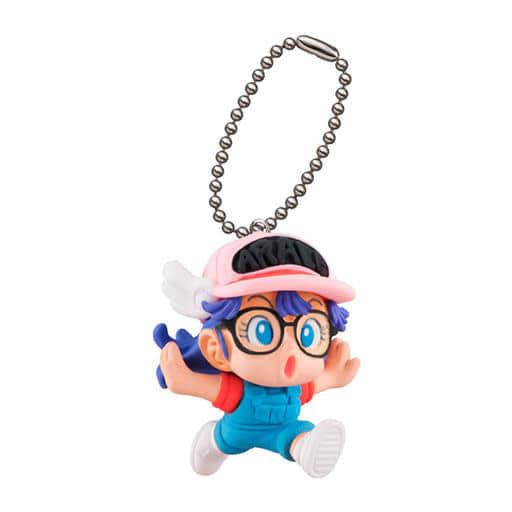 Arale Norimaki Ultimate Deformed Mascot BURST 30 Keychain - Bandai, Length Approx. 4 cm - Dragon Ball