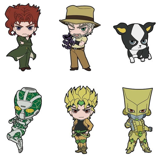 JoJo's Bizarre Adventure: Stardust Crusaders Rubber Strap Collection Vol. 2 Complete 6-Piece Set by Medicos Entertainment