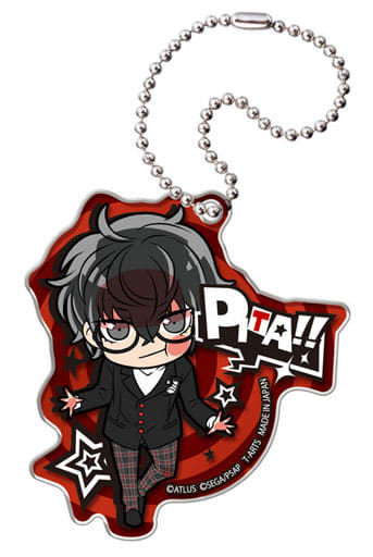 Ren Amamiya Pita! Deforme Persona 5 Acrylic Keychain