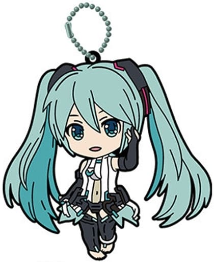 Hatsune Miku Nendoroid Plus Rubber Keychain - Approx. 60 mm - Good Smile Company (Pre-owned)