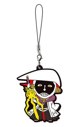 Mayuri Kurotsuchi BLEACH Capsule Rubber Mascot Keychain by Bandai, SD Design, Pre-Owned