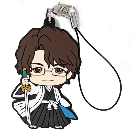 Sosuke Aizen BLEACH Rubber Keychain Mascot Capsule Collection by Bandai