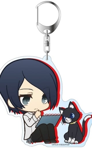 Yusuke Kitagawa Deca Keychain Puni Character Persona 5 the Animation