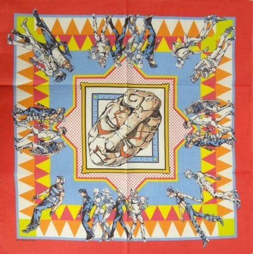 JoJo's Bizarre Adventure Handkerchief - JOJO Ripple of Adventure Exhibition