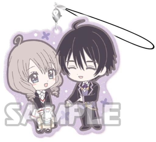Akiho Shinomoto & Yuna D. Kaito Cardcaptor Sakura: Clear Card Arc Quote Rubber Strap DUO - Bushiroad Creative - Height Approx. 70 mm (Pre-owned)