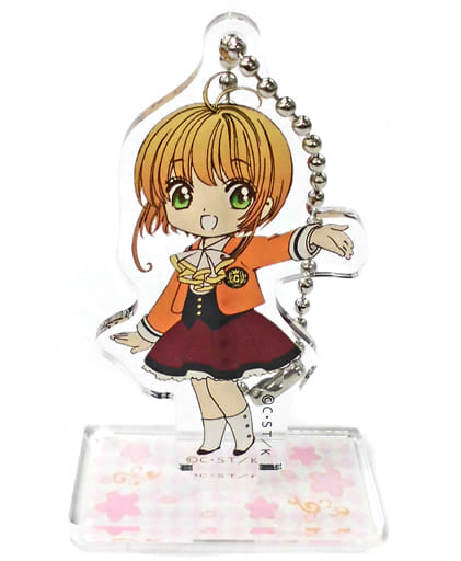 Sakura Kinomoto Acrylic Keychain with Stand - Cardcaptor Sakura Exhibition "Magic Museum" Exhibition Limited - Approx. 6 cm (Pre-owned)