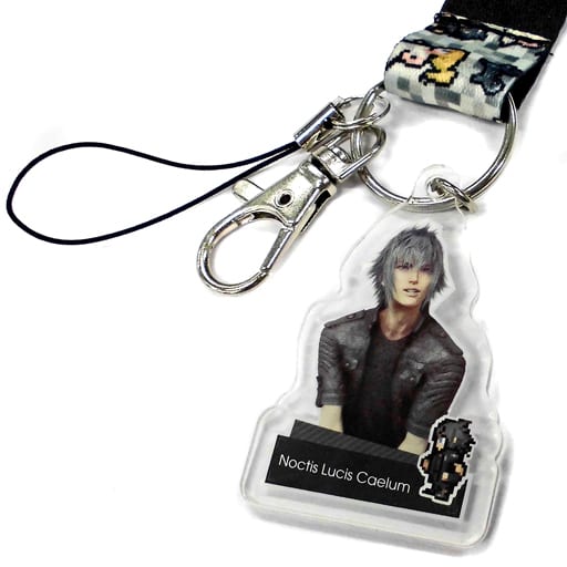 Noctis Lucis Caelum Final Fantasy XV SQUARE ENIX CAFE Neck Strap