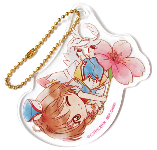 Sakura Kinomoto (Episode 11 Outfit) Acrylic Charm G Prize - Cardcaptor Sakura: Clear Card Arc - Twinkle Little Magic (Bandai Spirits, Length Approx. 7 cm, Pre-owned)