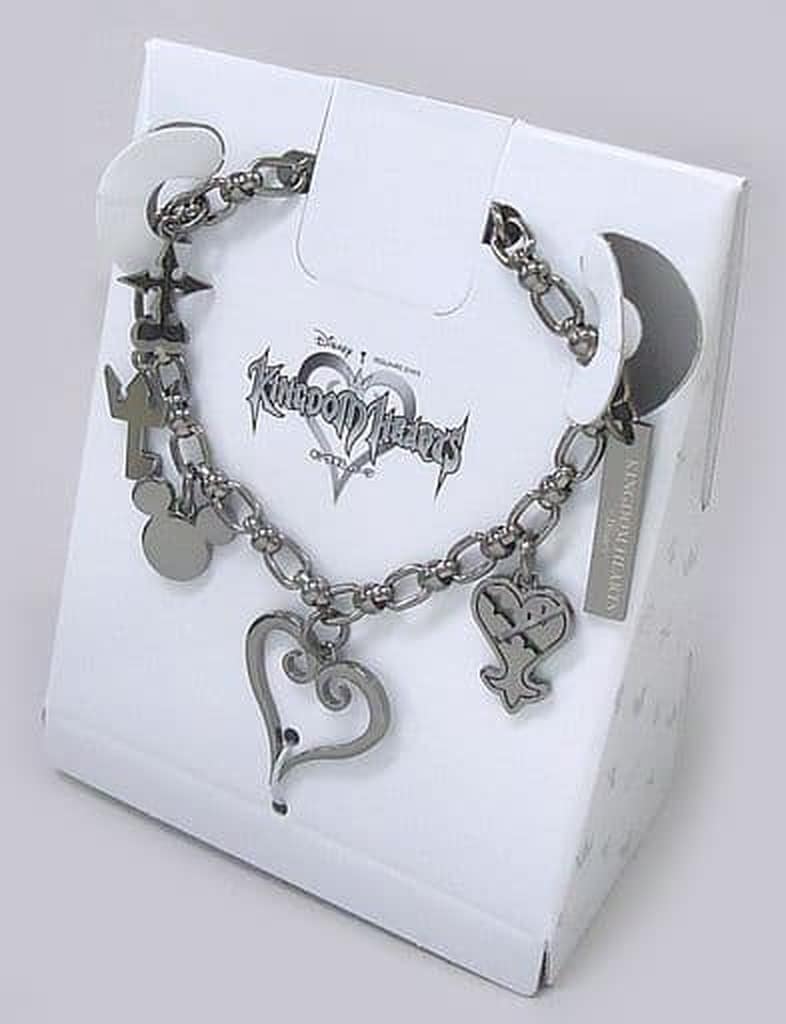 Kingdom Hearts III Monogram Black Bag Charm