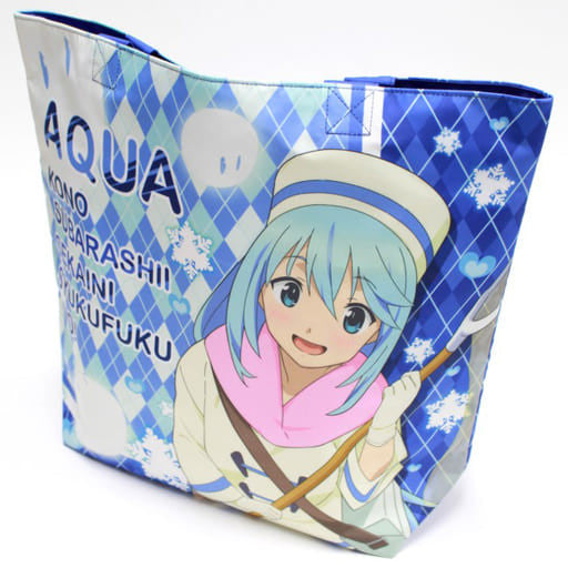 Aqua Snow Spirit Subjugation Water-Resistant Tote Bag