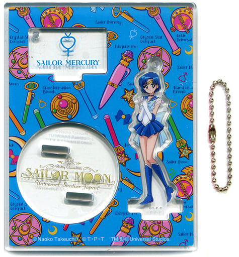 Ami Mizuno / Sailor Mercury Collectible Acrylic Keychain - Sailor Moon The Miracle 4-D - Universal Studios Japan Exclusive - Approx. 11 x 8.5 cm - Pre-owned